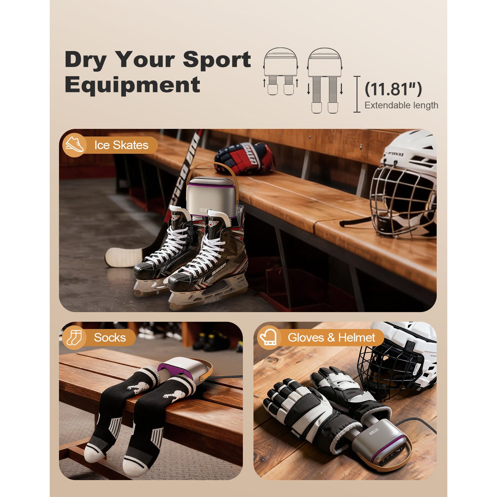 Ultra Rose sports gear placements